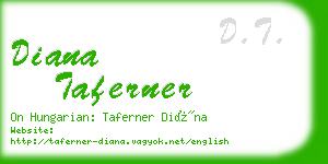 diana taferner business card